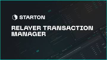 Manage blockchain transactions with Starton